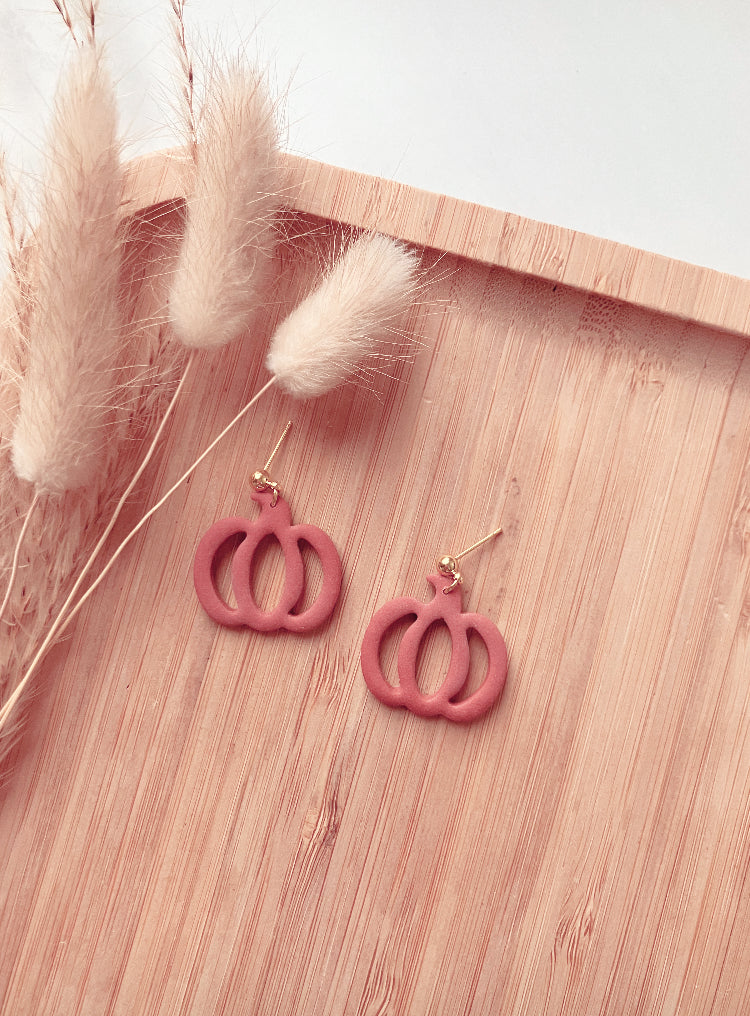 Hollow pumpkin dangles