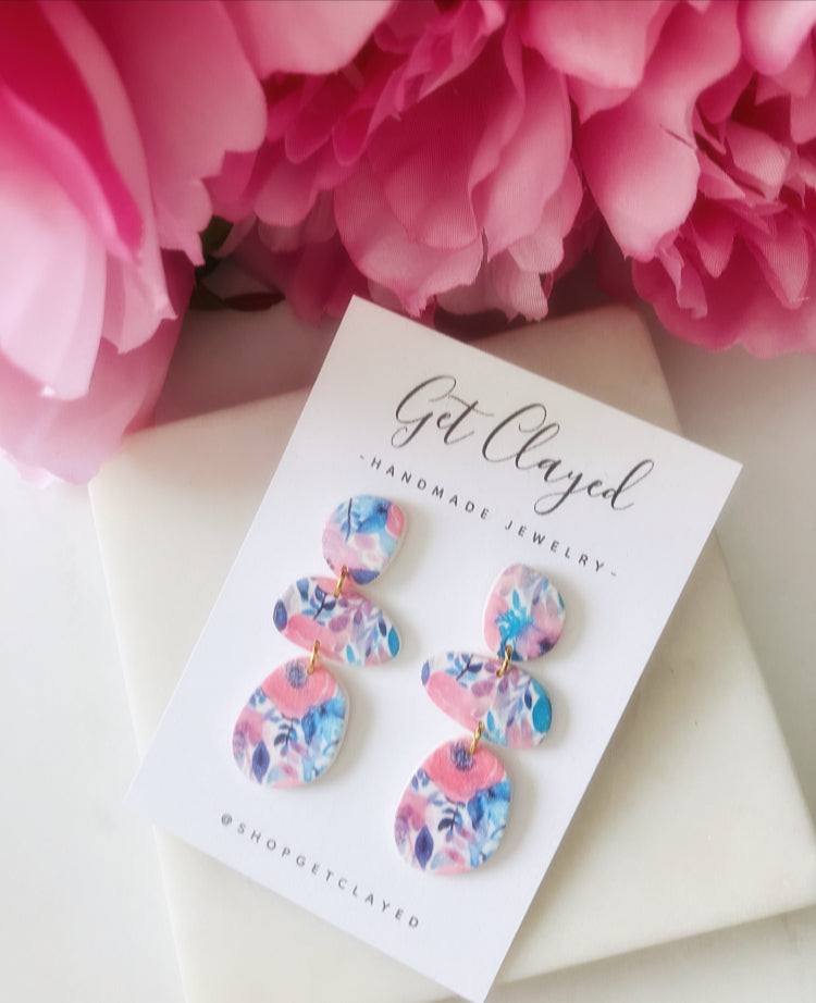 Floral organic dangles