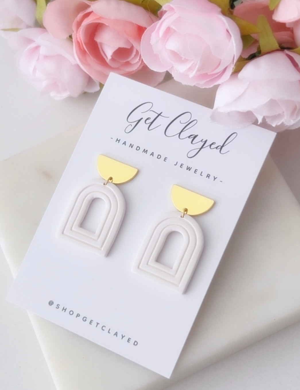 18k gold plated arch