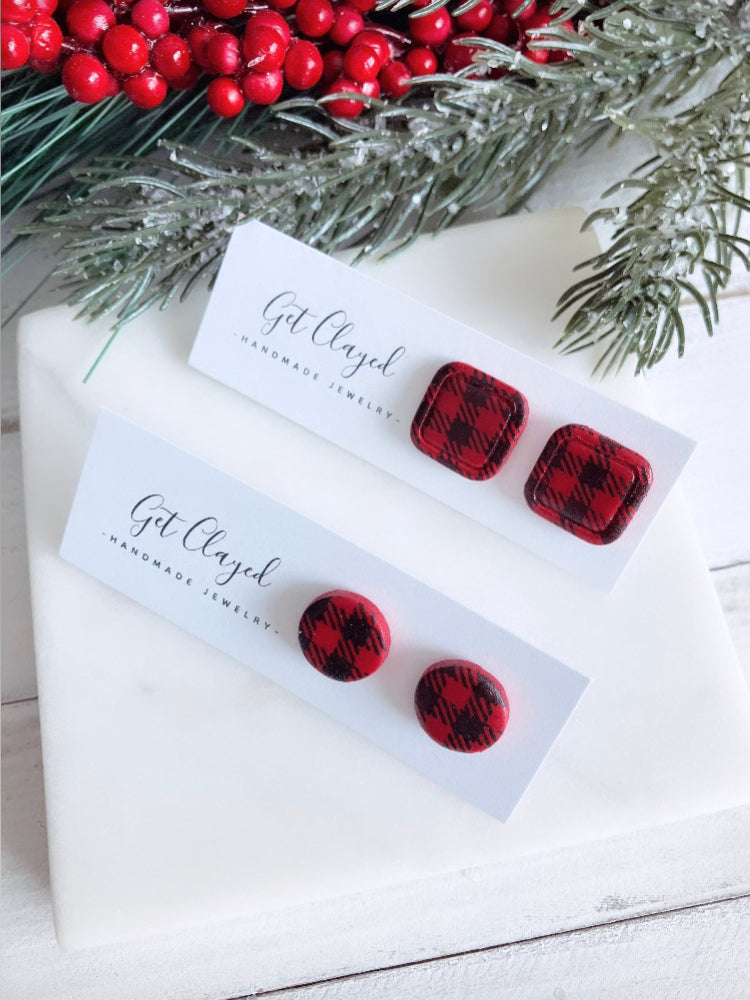 Plaid studs