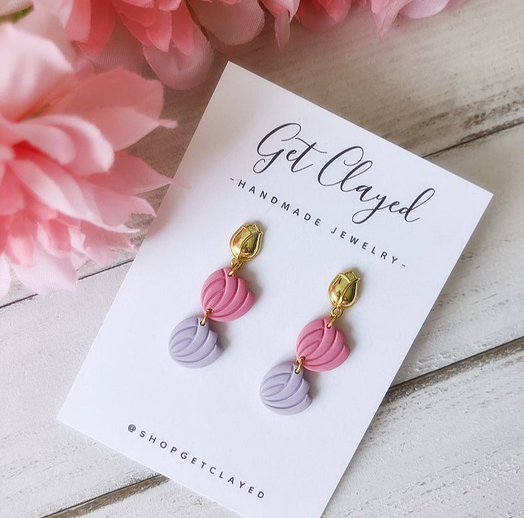 14k gold plated tulips