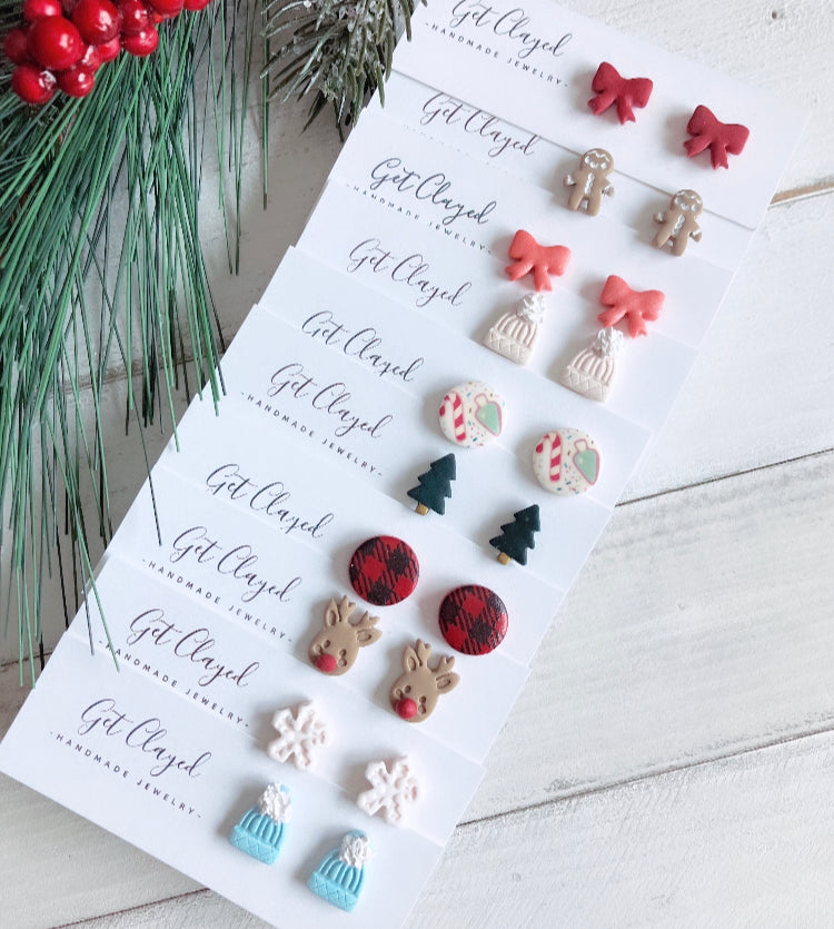 Christmas studs