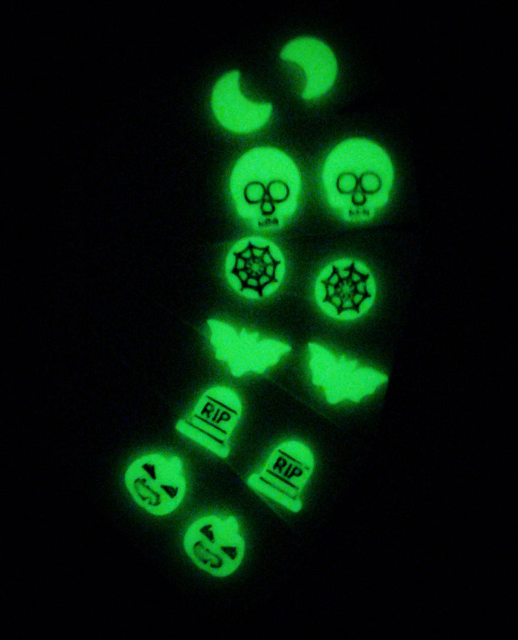 GLOW IN THE DARK Studs