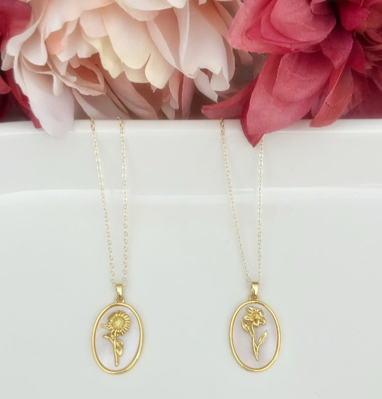 Birthflower Necklaces