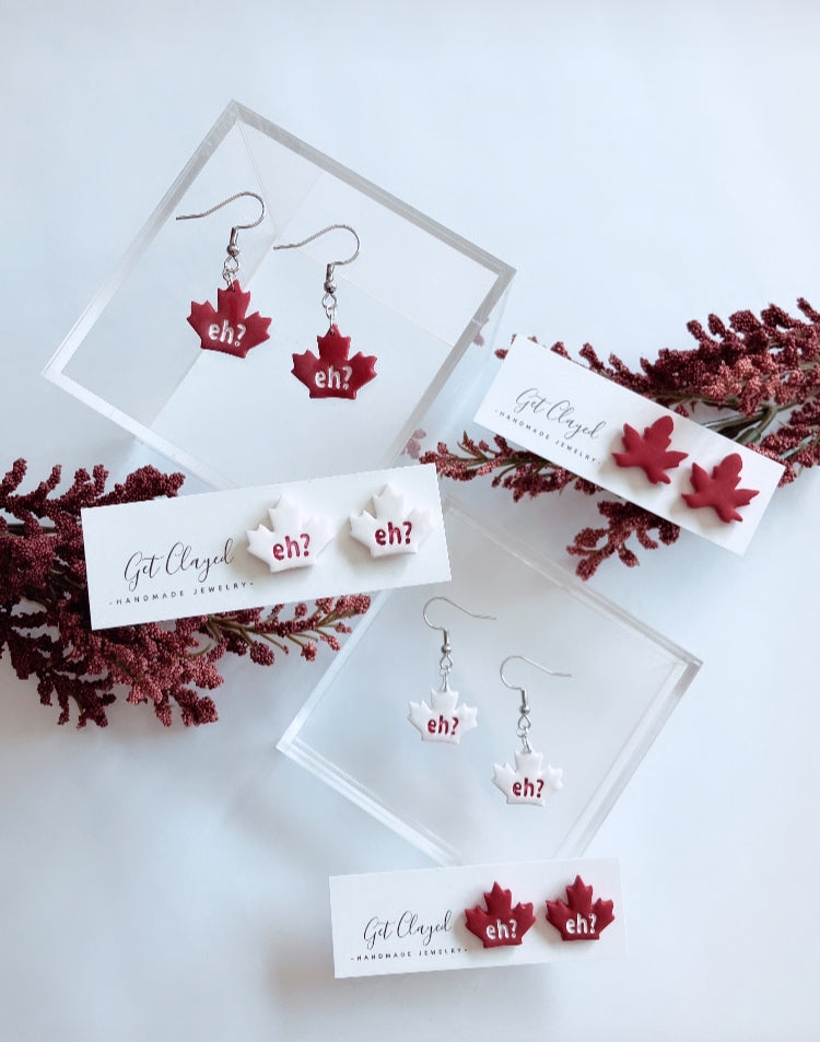 Canada Day Earrings