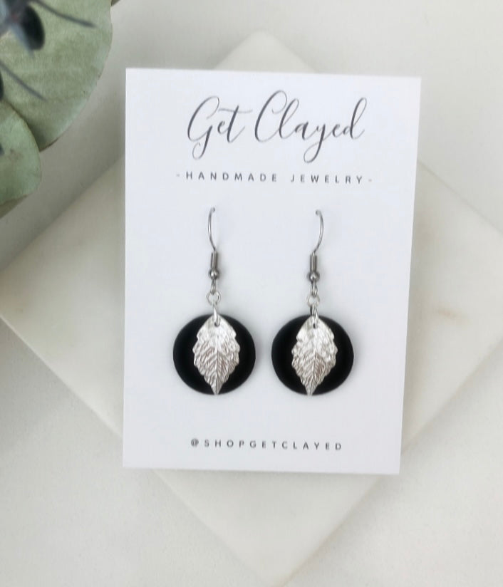 Silver leaf dangles