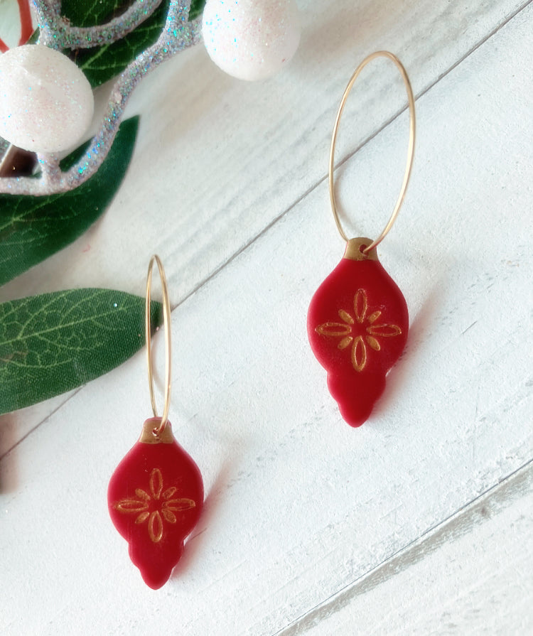 Christmas light hoops