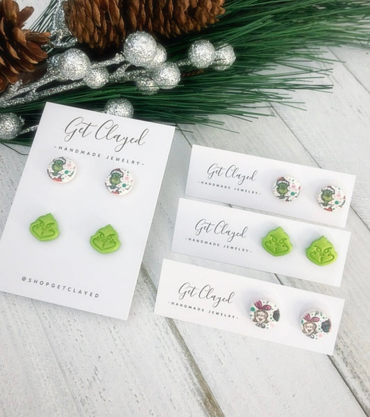 Grinch studs