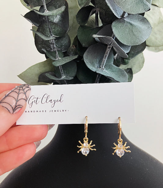 18k gold plated spiders