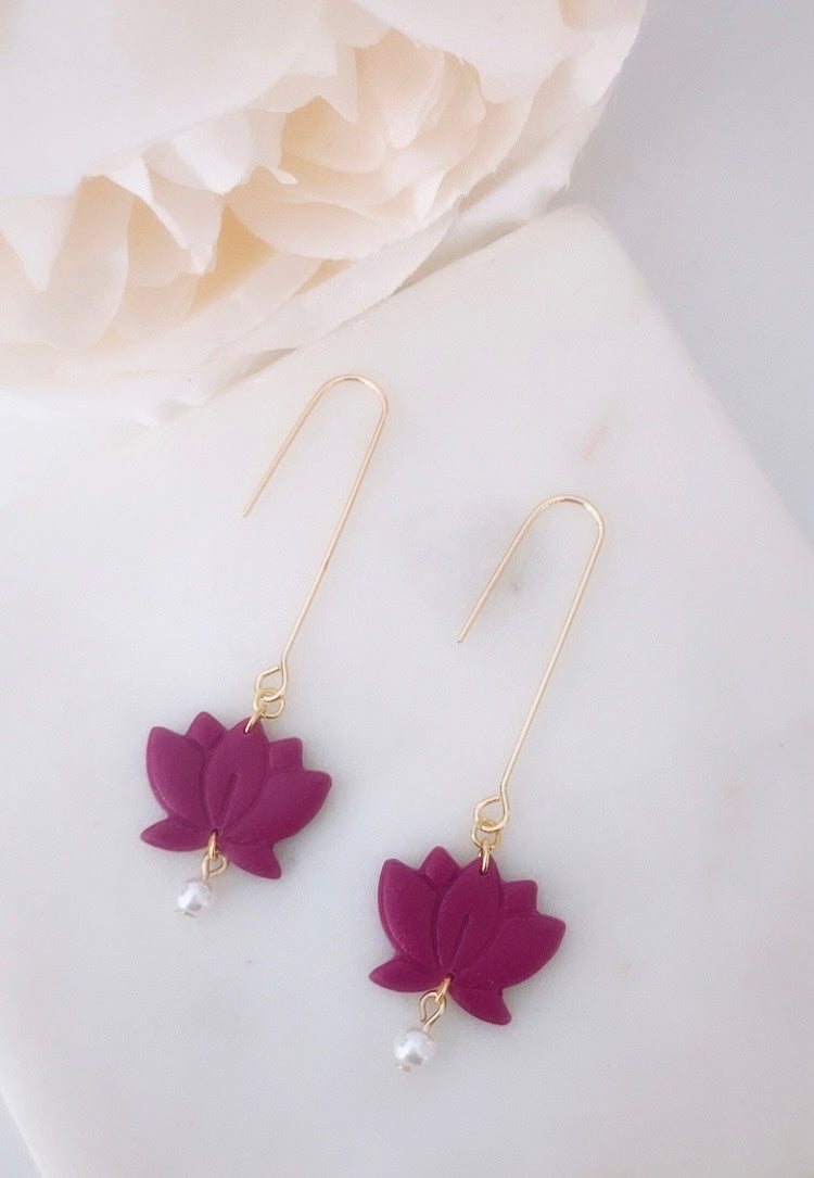 18k gold plated lotus