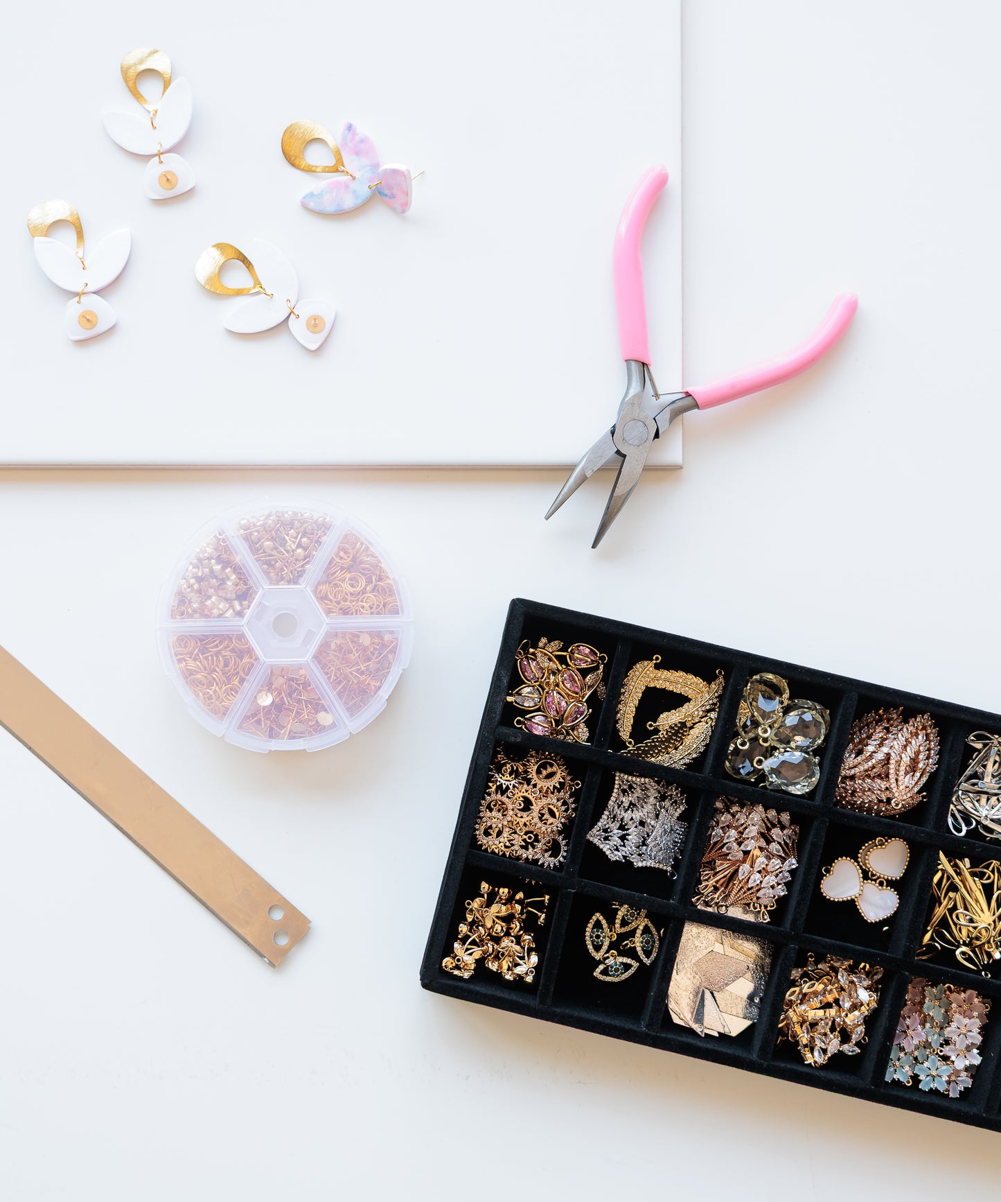 Floral Pumpkin Earring + Charm Necklace Workshop