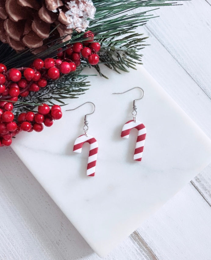 Candy cane dangles