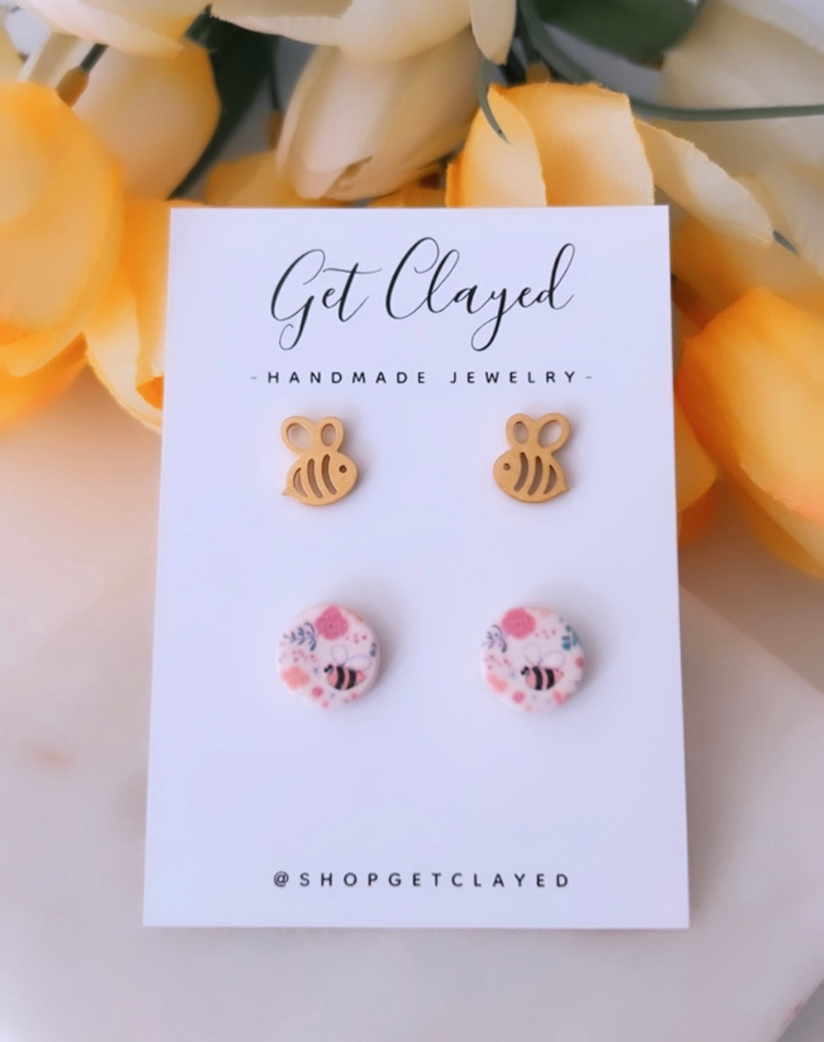 Bee stud duo