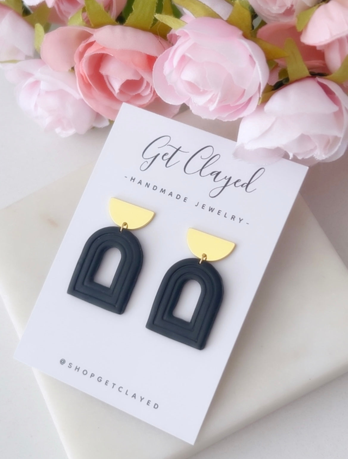 18k gold plated arch