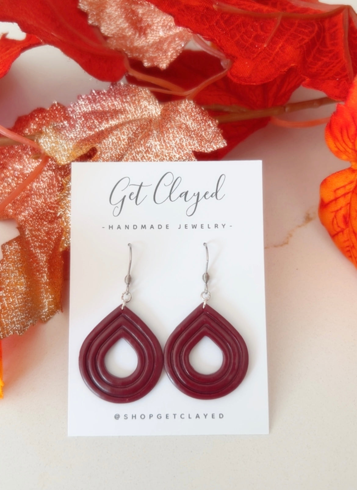 Simple embossed dangle