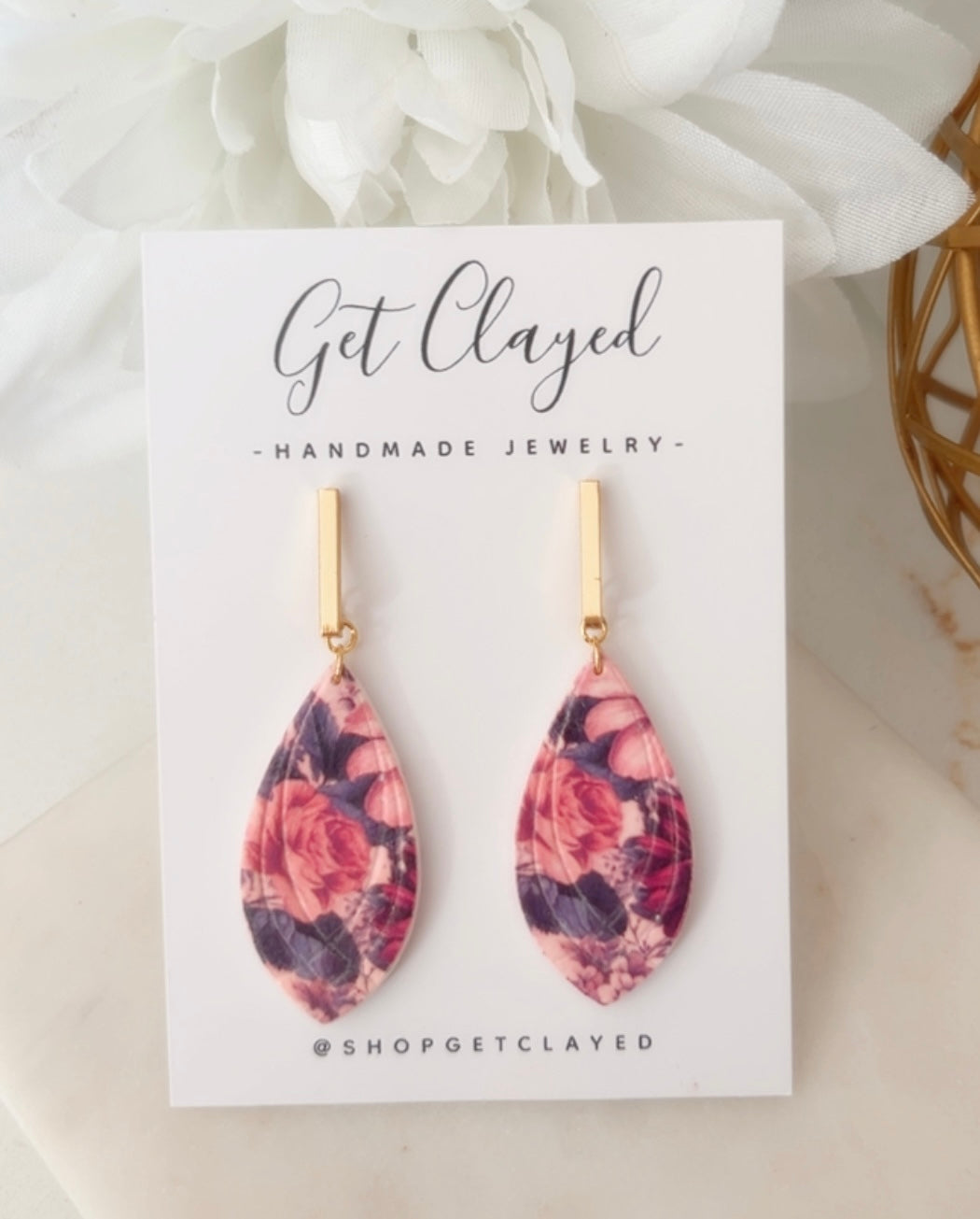 Fall floral dangles