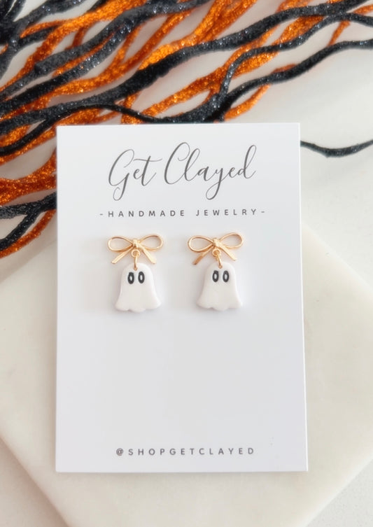 18k gold plated mini ghosty