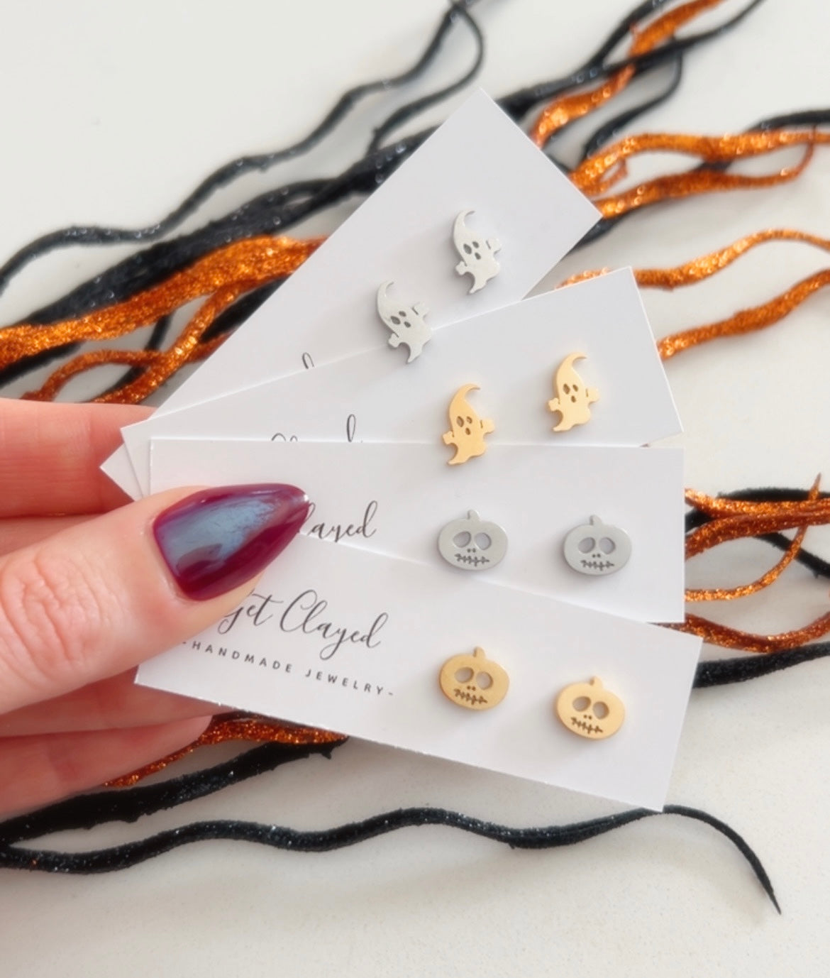 Stainless steel spooky studs