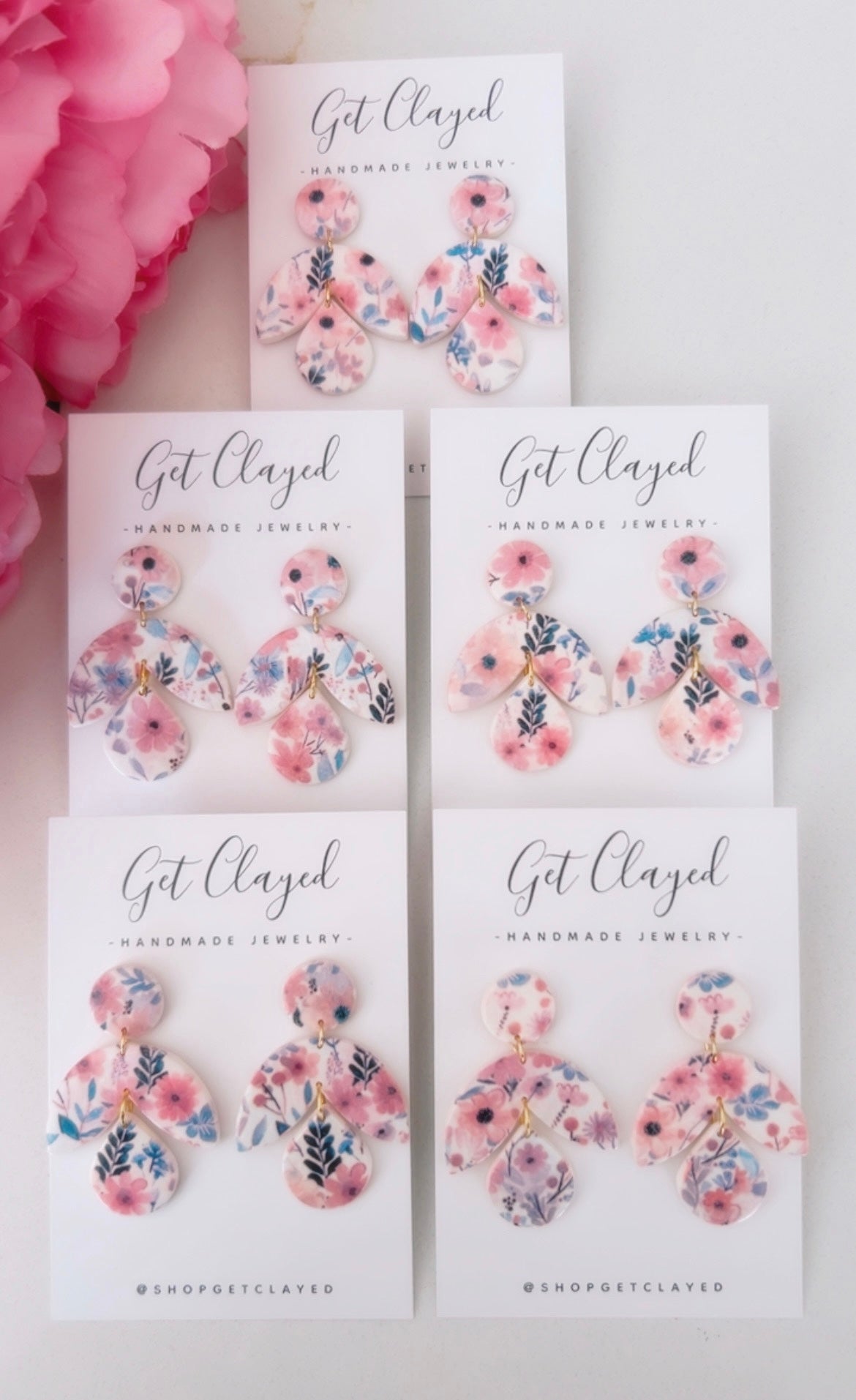 Floral dangles
