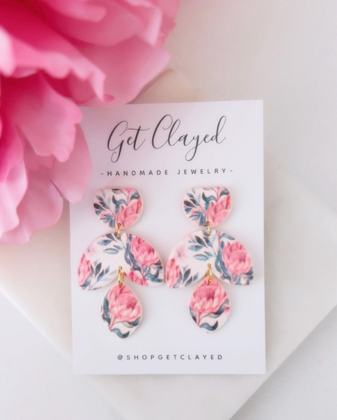 Floral blossom dangles