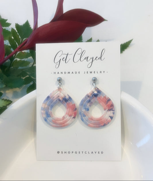 Floral hollow dangles