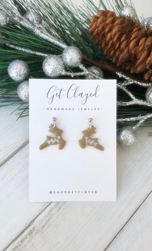 Jumping deer dangles