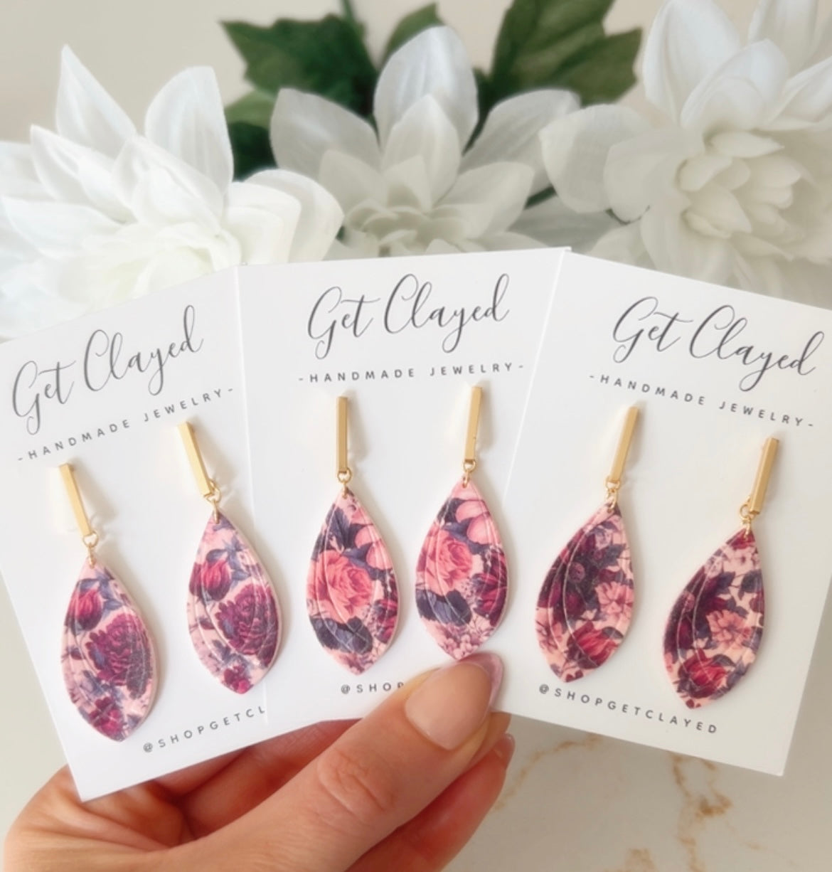 Fall floral dangles