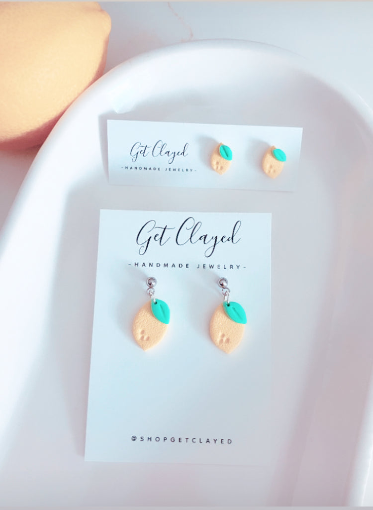 Lemon earrings