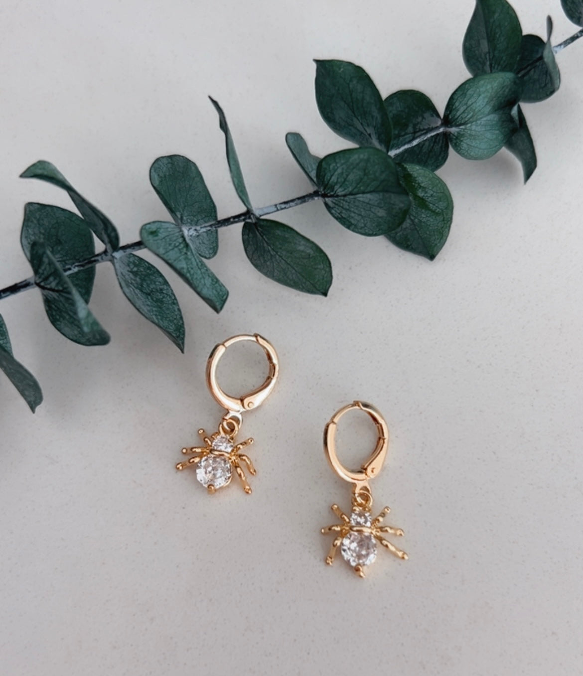 18k gold plated spiders