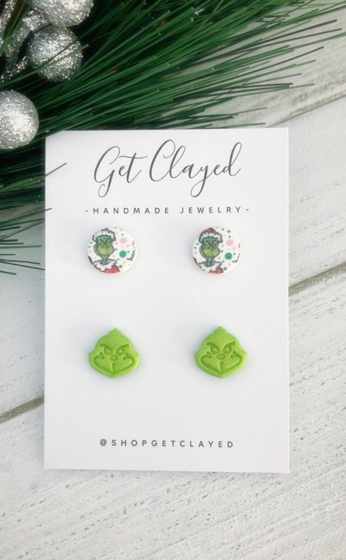 Grinch studs