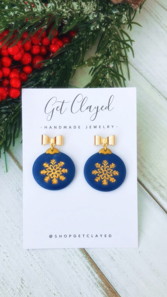 18k Gold plated bow ornaments