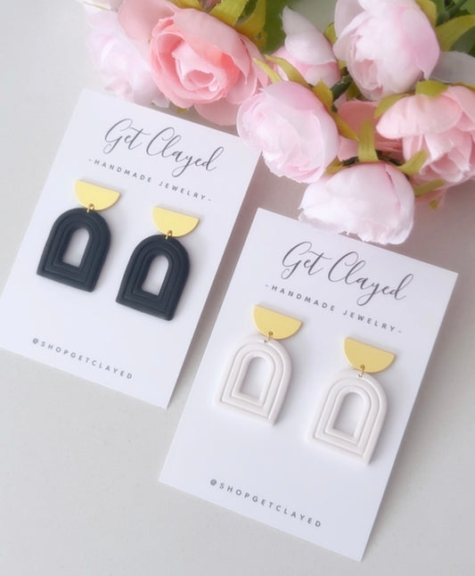 18k gold plated arch