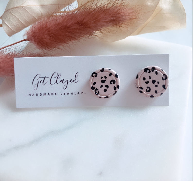 Embossed circle studs