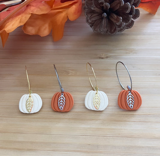 Pumpkin leaf hoops