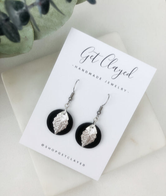 Silver leaf dangles